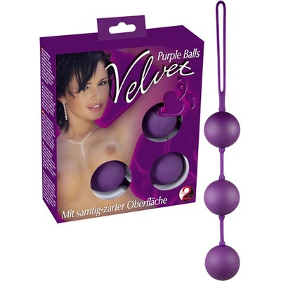 Velvet Venušine kuličky "Velvet purple balls"
