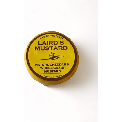 Isle of Kintyre Lairds Mustard Baby Cheddar s příchutí celozrnné hořčice 200 g