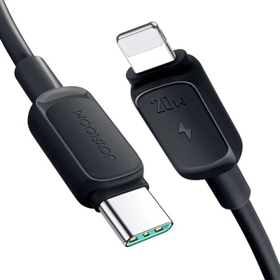 JOYROOM Multi-Color Series A14 USB-C/ Lightning кабел 20W 1, 2 м - черен (S-CL020A111B)