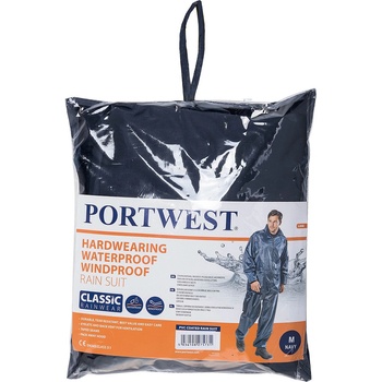 Portwest L450 Sealtex Essential Rainsuit Navy
