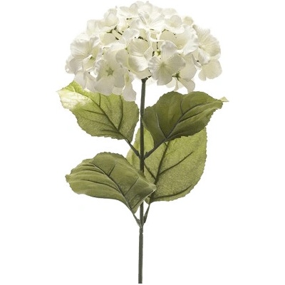 Umelý kvet hydrangea hortenzia krémová 65 cm