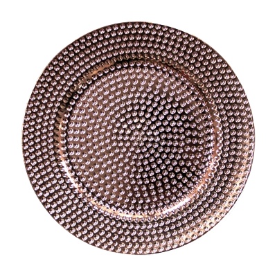 Horecano HORECANO-Подложна чиния релефна ф33cm РОЗОВО ЗЛАТО (HC-93942) 194600-3 (0193942)