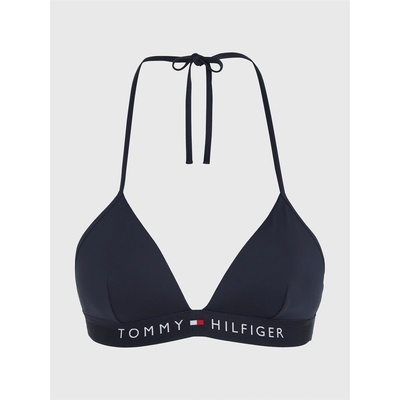 Tommy Hilfiger Горнище Tommy Hilfiger Fixed Triangle Bikini Top - Desert Sky