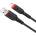 hoco. Плетен кабел Hoco X59 Victory USB-A to Lightning Cable, 18W, 2A, 1 метър, Черен (X59 Victory A-L)