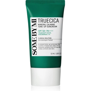 Some By Mi Truecica Mineral Calming Tone-up Suncream успокояващ и защитен крем SPF 50+ 50ml