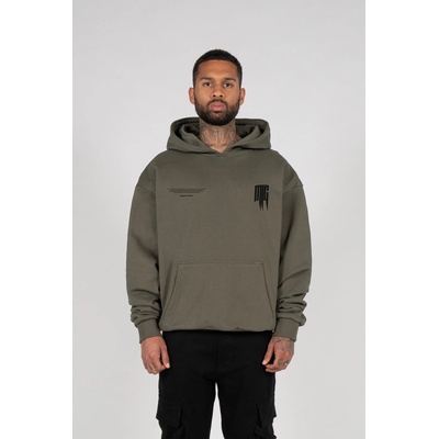 Urban Classics Суичър METAMORPHOSE V. 2 x Heavy Oversized Hoody olive XXLUB-MJG11607-00176 - Бял, размер L