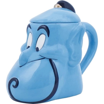 Disney Оригинална чаша с капак Mug Shaped Lid Boxed Disney Alladin Genie, 450 ml