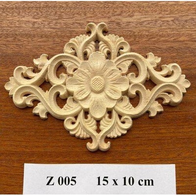 Ann Zeng Dřevěný ornament Z 005 15x10cm barva přírodní 1 ks