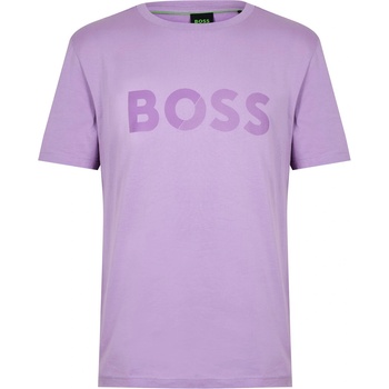 Image 1 of Boss Тениска Boss Men's Tape Logo Cotton T-Shirt - Lt Pas Purp 536