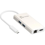 j5create Докинг станция j5create JCA374, USB-C, HDMI, LAN, USB 3.0 хъб, PD (J5-JCA374)