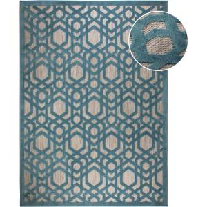 Flair Rugs Син външен килим 290x200 cm Oro - Flair Rugs (503119374192)