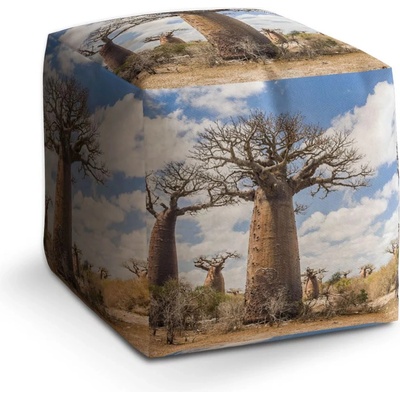 Sablio Taburet Kostka Strom: 40x40x40 cm