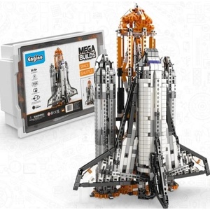 Engino MEGA BUILDS: Ракета Challenger (в пластмасова вана с приложение за 3D инструкции) (MB15)
