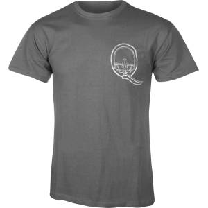 Plastic head мъжка тениска queen - solid crest - сива - plastic head - ph13789