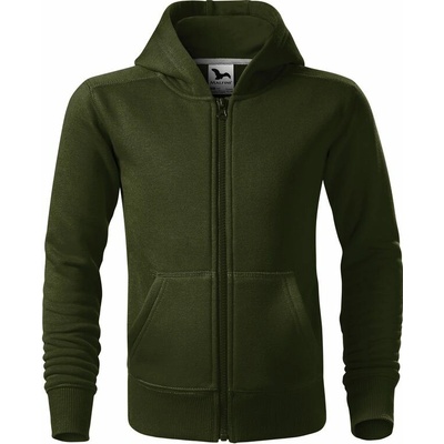 Malfini detská mikina Trendy Zipper Military