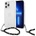 GUESS Калъф Guess GUHCP13LKPSBK, за iPhone 13 Pro / 13 6.1", прозрачен, черен (GUE001783-0)