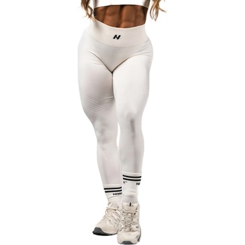 Nebbia Tvarujíci bezešvé maximum push-up legíny FLOW SEAMLESS 497 béžové