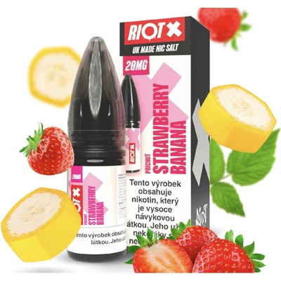 RIOT X Salt Strawberry Banana 10 ml 20mg