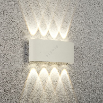 Brilagi - LED външно стеново осветително тяло FLAREBOX LED/8W/230V бяло IP65 (BG2263)