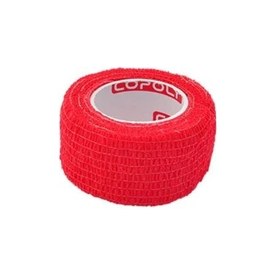 CoPoly Obinadlo elast. 2,5 cm x 4,6 m červená