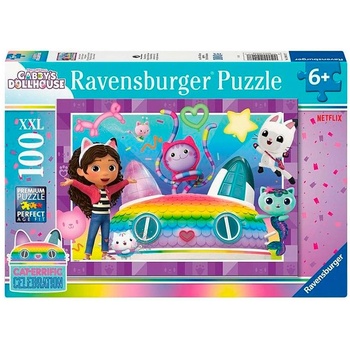 Ravensburger Пъзел Ravensburger от 100 XXL части - Къщата за кукли на Габи (12004117)
