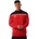 Sondico Men's 1/4 Zip Fleece - Red/Black