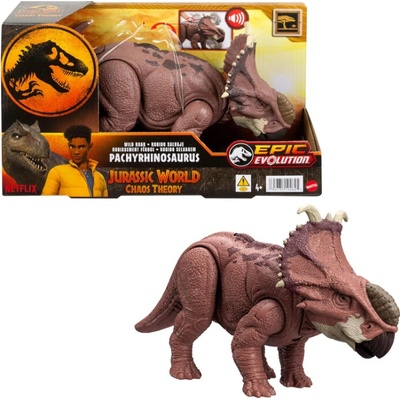 Mattel Jurassic World Wild Roar Pachyrhinosaura