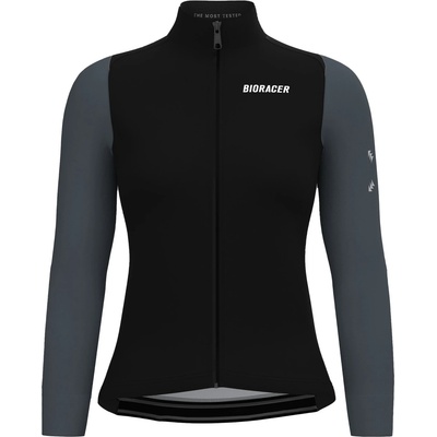 Bioracer Дамска фланелка с дълъг ръкав за колоездене Bioracer Women's Tempest Light Jacket Cycling jacket - Black / Anthracite (156-2731-0113)