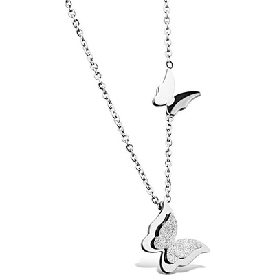 Victoria Filippi Stainless Steel Ocelový Parisi chirurgická ocel motýlek NHN17033-2/45 Stříbrná