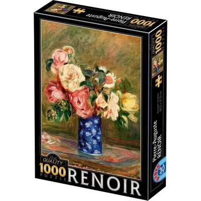 D-Toys - Puzzle Renoir: Bouquet of Roses - 1 000 piese