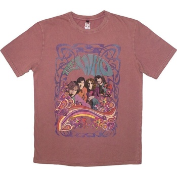 The Who Риза Psych Floral Stone Wash Unisex Kashmir Red S (WHOSTNW63MKR01)