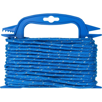 CONNEX PP Lano pletené 16-pramenné, 4 mm × 20 m, reflexné modré, navíjač DY2701855