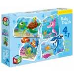 Multigra Baby Puzzle 4in1 Under Water