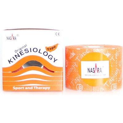 Nasara Kinesiology Tape oranžový 5 cm x 5 m