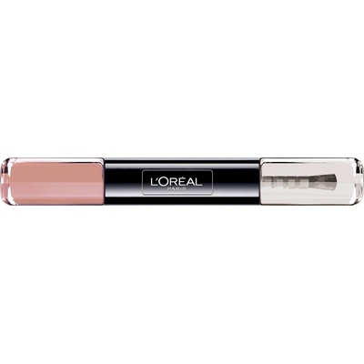 L'Oréal LOreal Paris Infallible Гел-ефект Лак за нокти 2-в-1 012 Forever Mink 2 x 5 ml