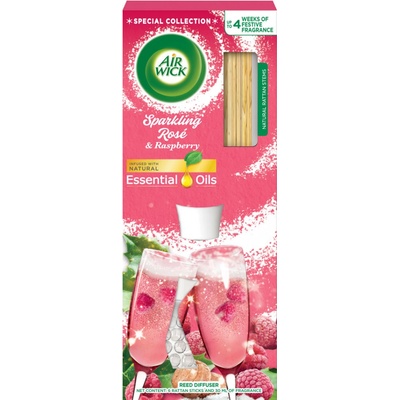 Air Wick Vonné tyčinky Ružový sekt a maliny 30 ml