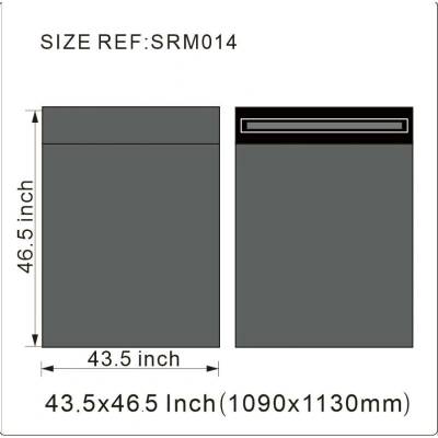 Poštovní recyklovaná plastová obálka s klopou 110.5x118.1cm
