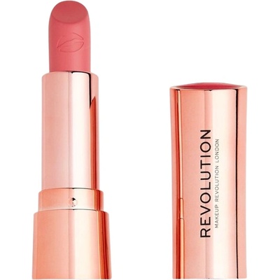 Revolution Beauty Satin Kiss Червило за устни Cupcake Pink, 3.5 g