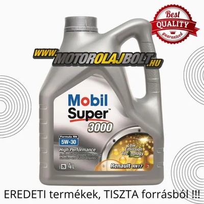 Mobil Super 3000 Formula RN 5W-30 4 l