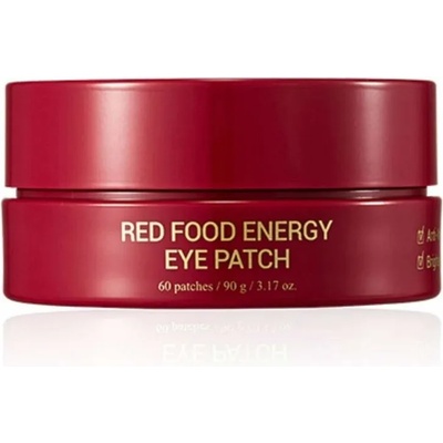 Yadah Red Food Energy Eye Patch, хидрогелни пачове за околоочен контур (8809340384809)