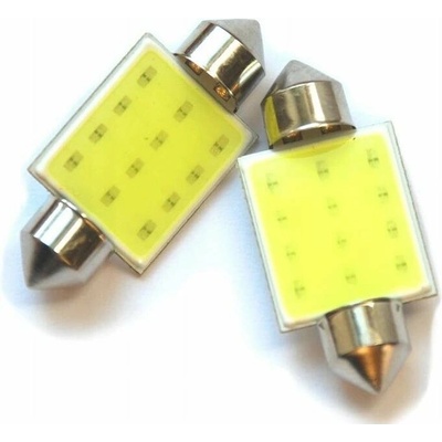 Rabel 36 mm COB smd C3W C5W C10W SV8,5 bílá