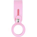JC Силиконова каишка за Apple AirTag - JC AirTag Silicone Loop (розов)