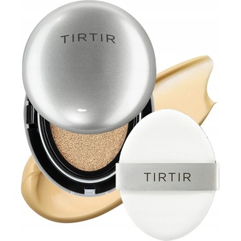 Tirtir Mask Fit Aura Cushion hydratační make-up v houbičce pro rozjasnění pleti 24W Soft Beige 18 g
