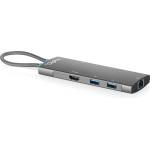 ASSMANN USB-C докинг станция с 8 порта (DA-70921)