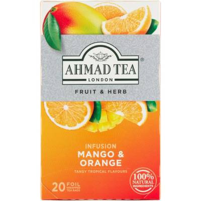 AHMAD TEA Fruit&Herb Infusion mango & pomaranč 20 x 2 g