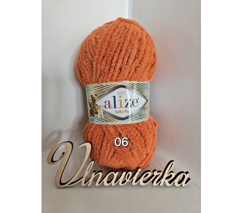 Alize softy plus 06 pomaranč