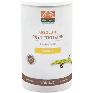 Mattisson Rice Protein Powder 80% | with Stevia [500 грама] Ванилия