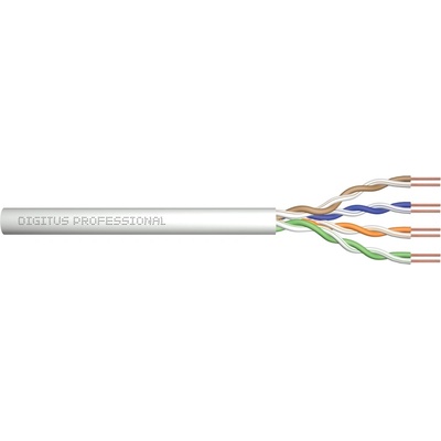 Digitus DK-1511-V-1-1 CAT 5e, U/UTP, 4 x 2 x 0.20 mm², (RAL 7035), 100m, šedý