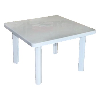 Image 1 of Irak plastik ИП-Детска маса БЯЛА 80x80x51см. (CM-310) (017316)