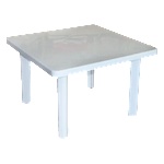 Irak plastik ИП-Детска маса БЯЛА 80x80x51см. (CM-310) (017316)